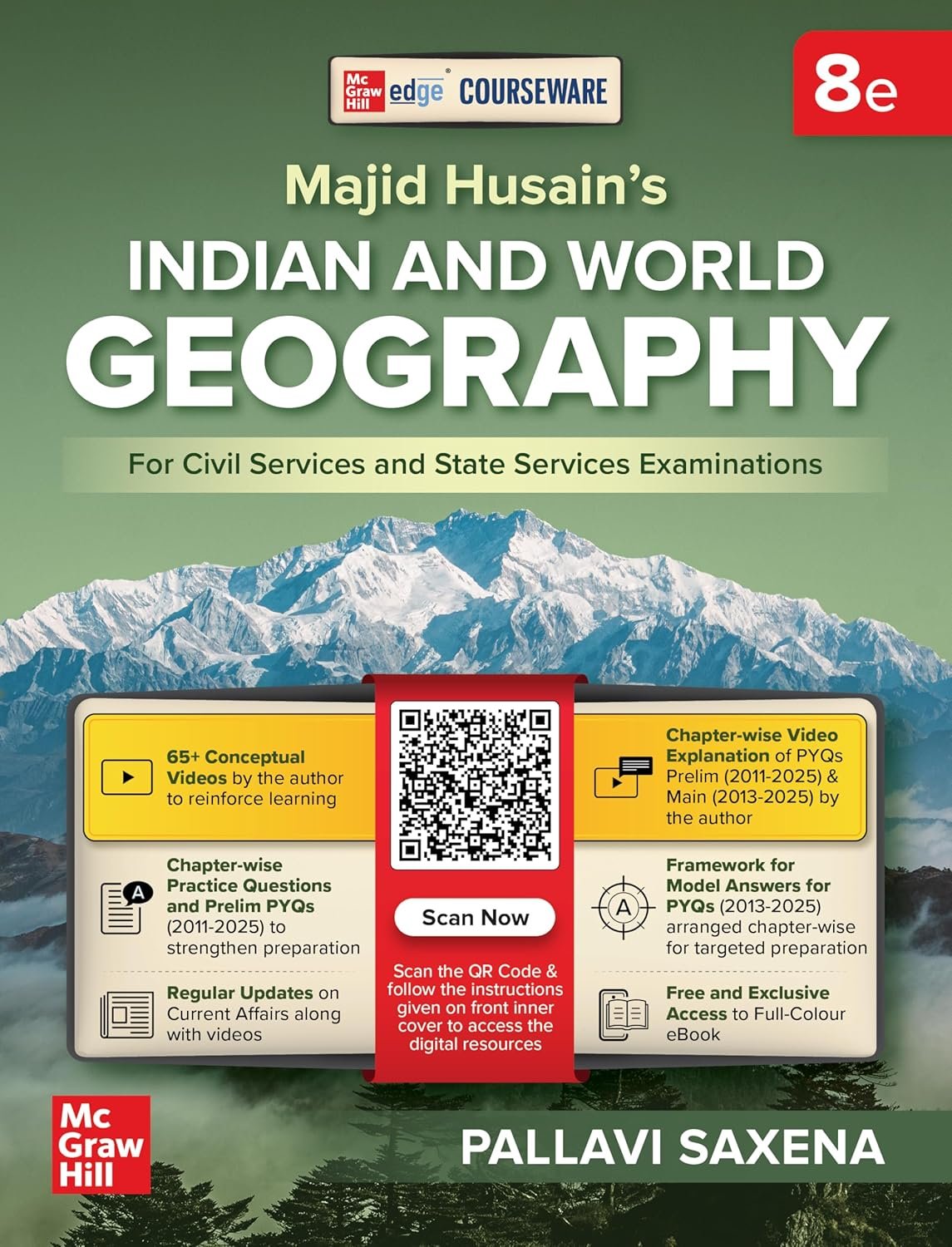Majid Husain Indian and World Geography 8th Edition 2026-27 | Pallavi Saxena | English Medium
