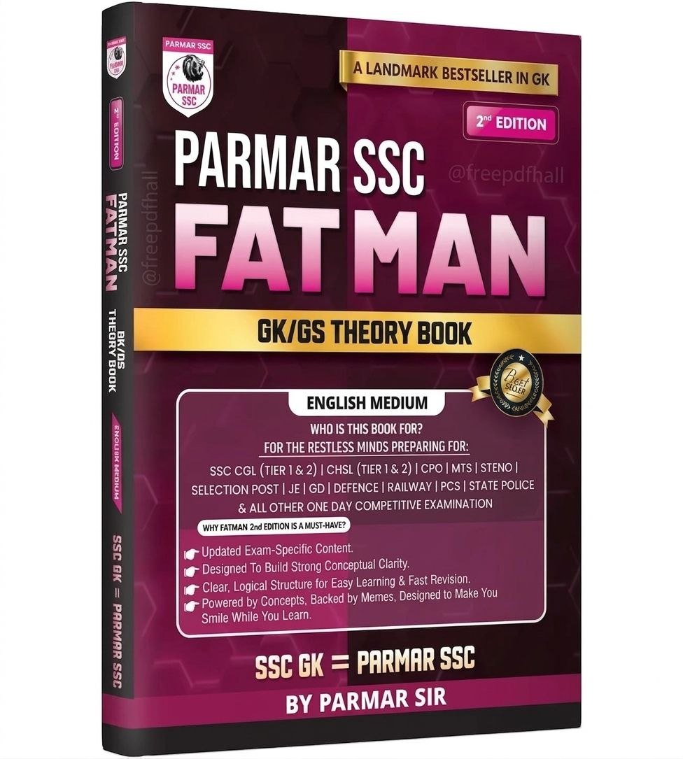 Parmar Ssc Fatman Gk & Gs Theory Book Pdf 2nd Edition PDF | English Medium