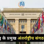 विश्व के प्रमुख अंतर्राष्ट्रीय संगठन