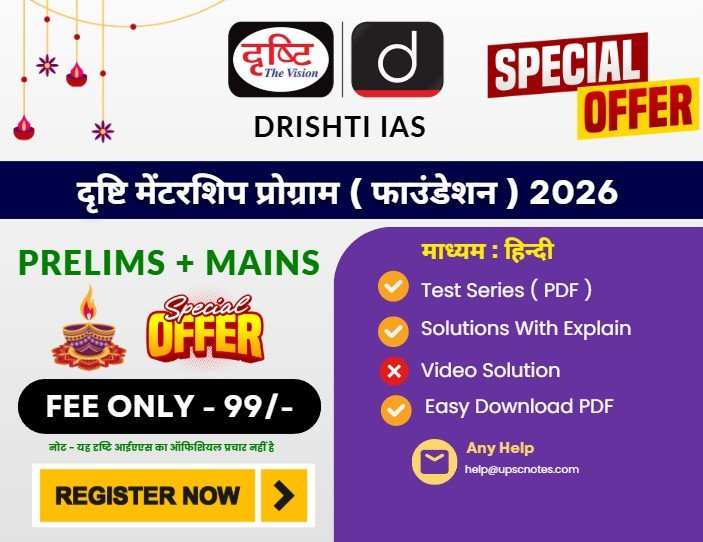 Drishti IAS Prelims and Mains Test Series 2026